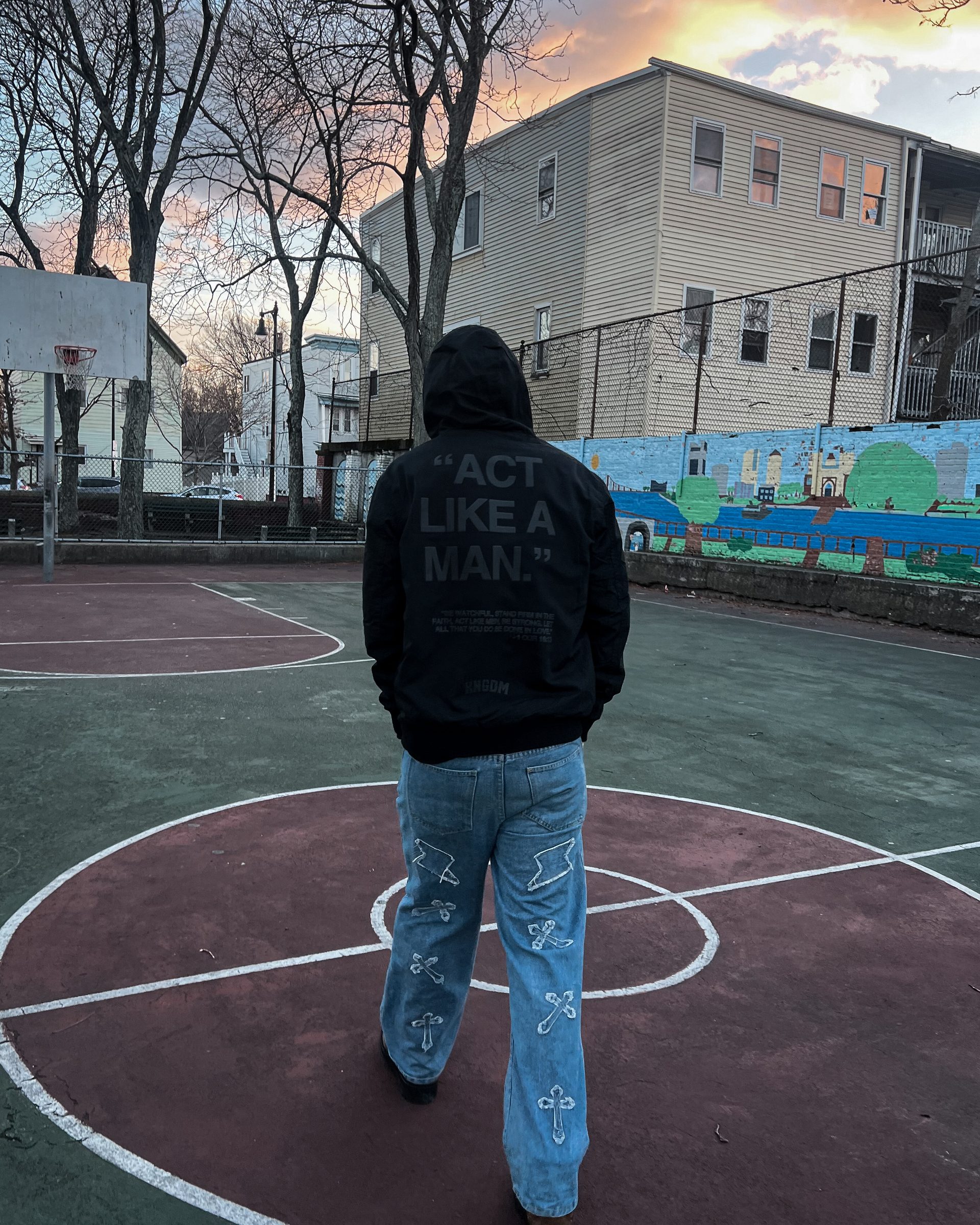 Brothers repping ACT LIKE A MAN apparel