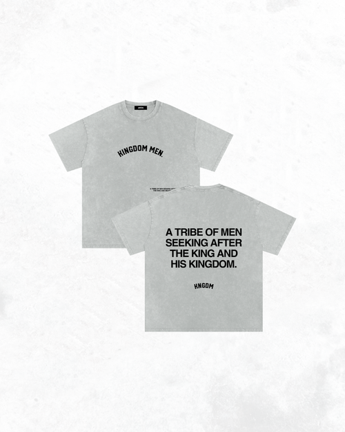 "A TRIBE OF MEN" Acid Wash Tee