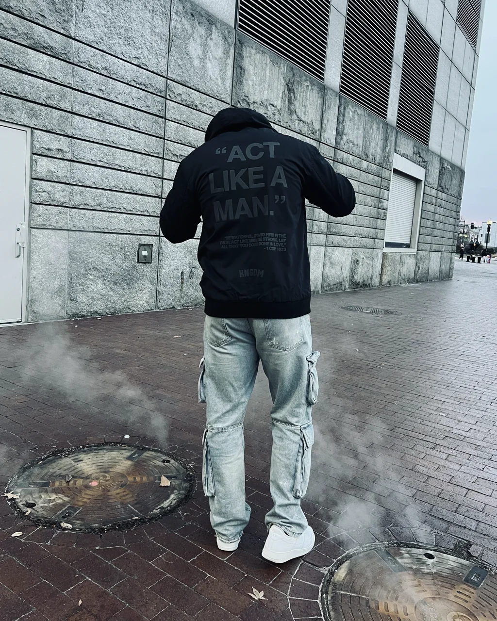 Brothers repping ACT LIKE A MAN apparel